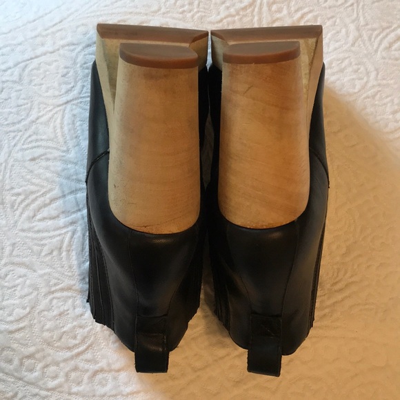 Madewell Marco Chelsea Boots wooden heel platform - Picture 4 of 6